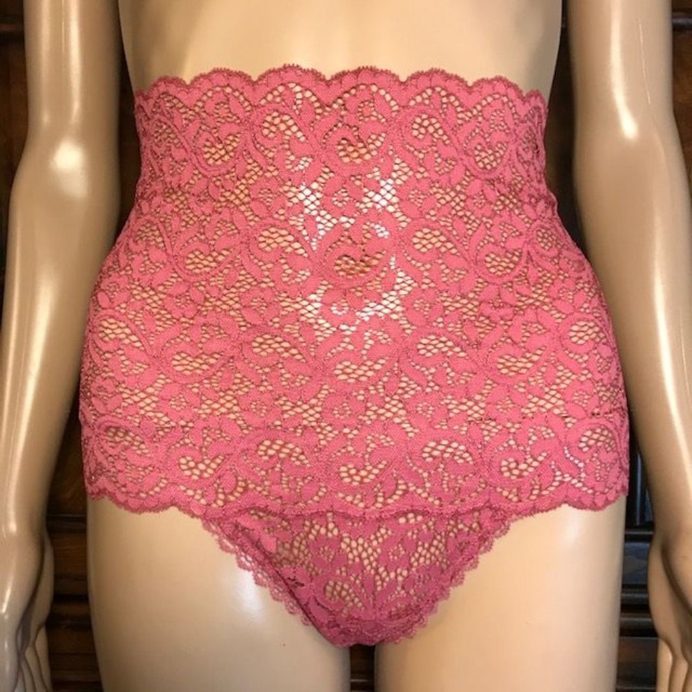 Victoria's Secret Scroll Lace High Waist Thong
